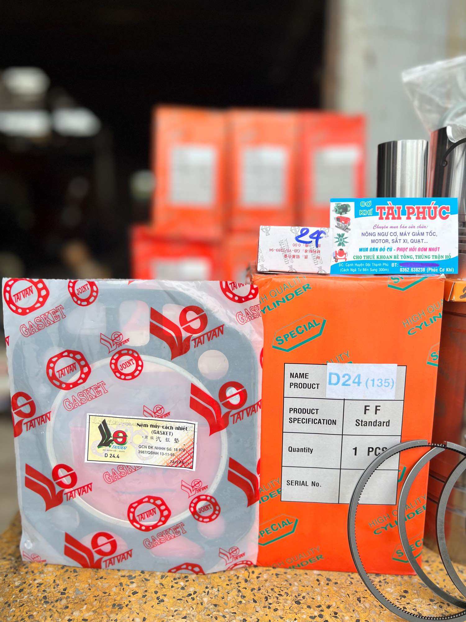 Bộ hơi D24 S1115 7 món ChangFa, Dongfeng , Cao phong hàng tốt. 