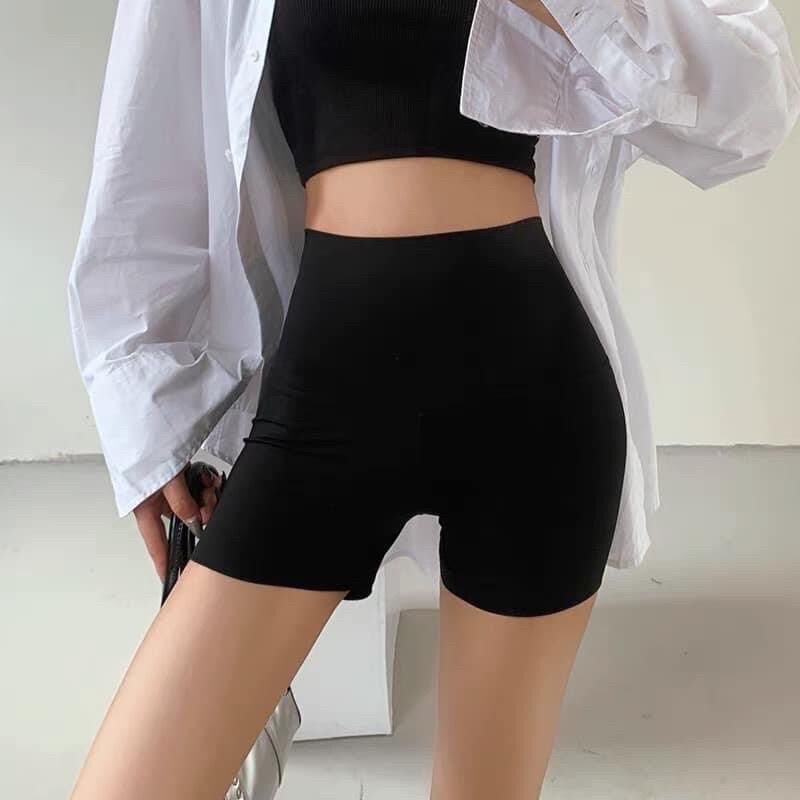 Quần biker short cạp cao chống xoắn💥freeship