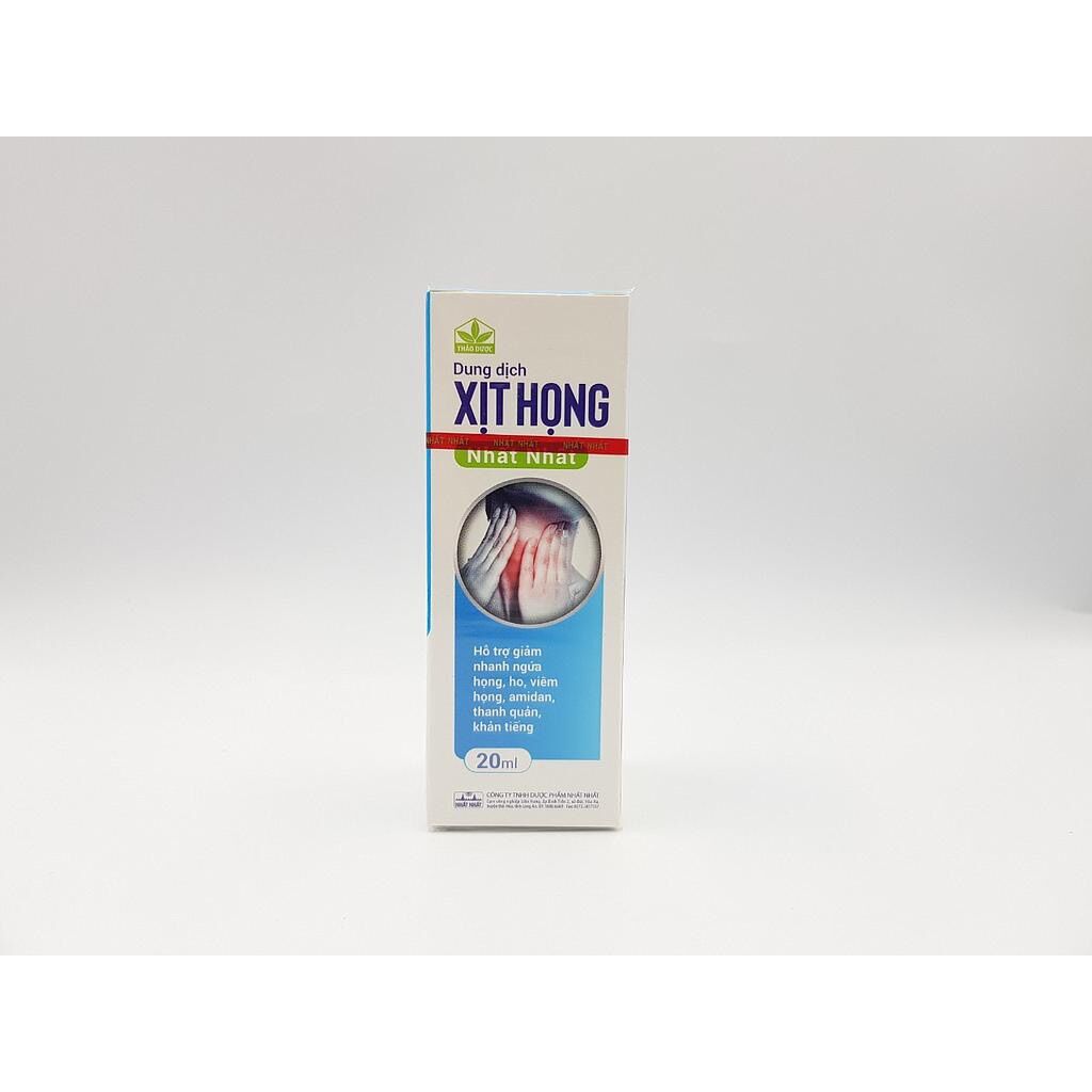 Dung dịch Xịt Họng Nhất Nhất (Lọ 20ml) [betadine, mouth spray, xịt họng thảo dược nhất nhất]