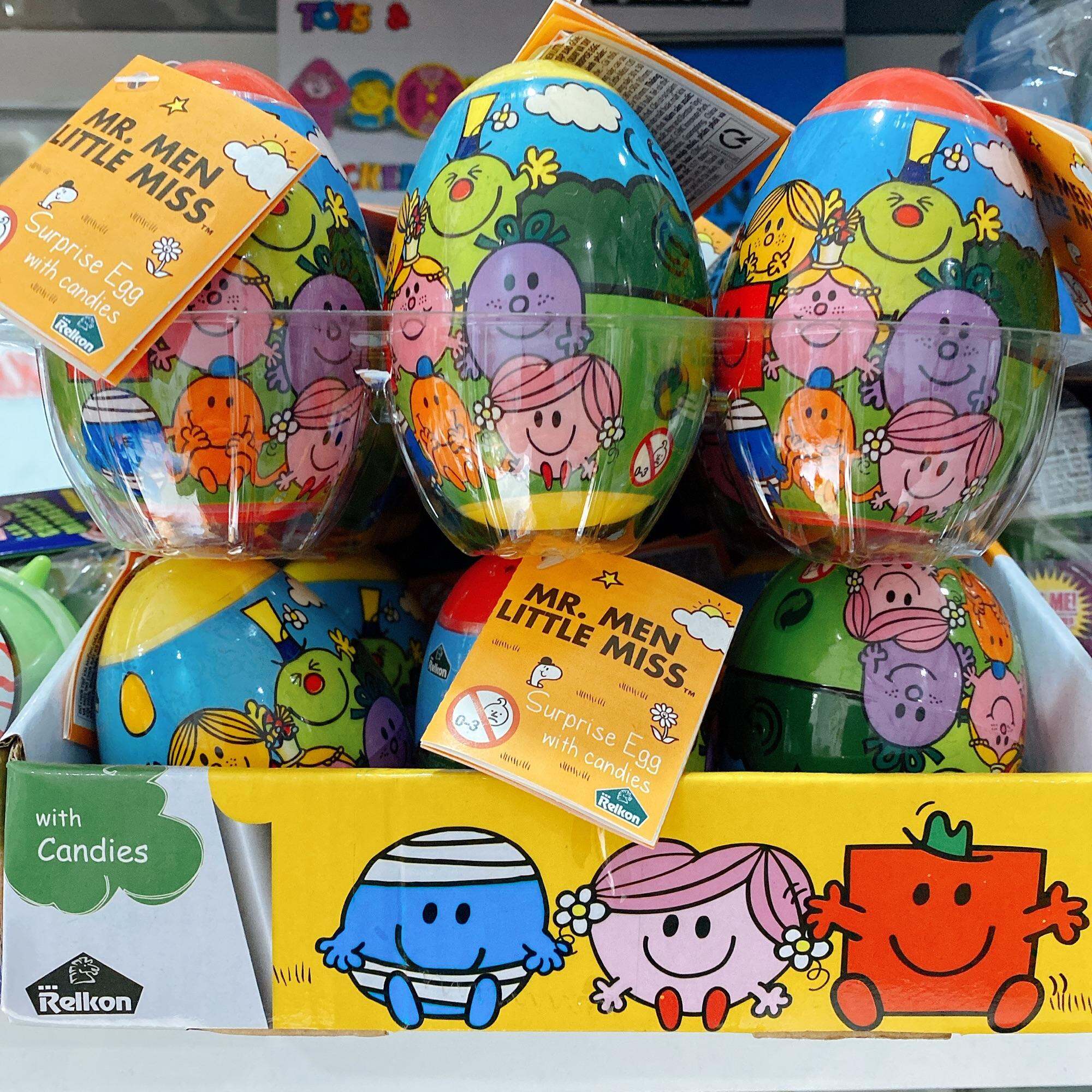 Quả trứng kẹo đồ chơi Mỹ Mr.Men Little Miss (Date 2025)