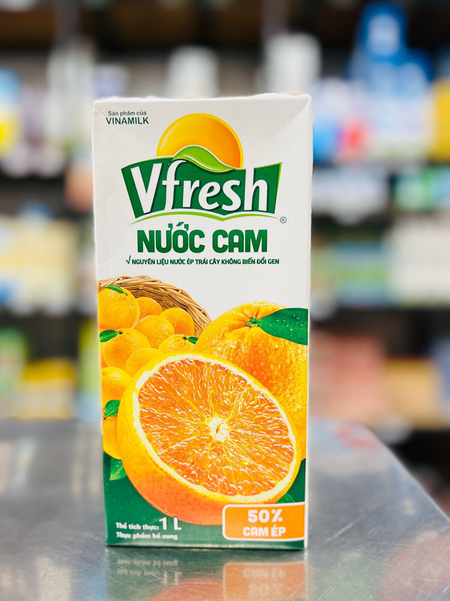 NƯỚC ÉP VFRESH 1LIT ỔI/CAM CÓ ĐƯỜNG/ĐÀO/TÁO/NHO/TÁO KIWI/TÁO LỰU/CAM KHÔNG ĐƯỜNG