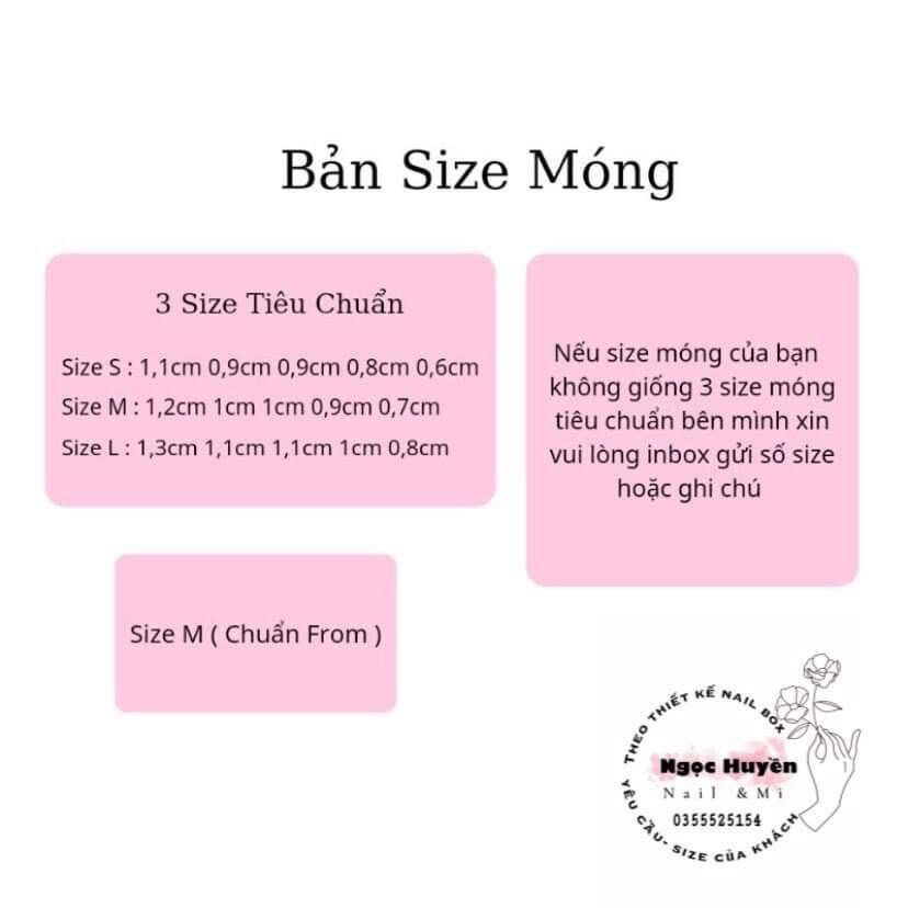 Nailbox móng úp thiết kế sẵn theo yêu cầu
