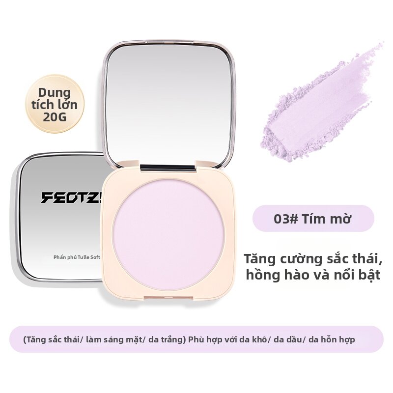 Feotznw | Matte Finish Long-lasting Face Powder Oil Control - 9