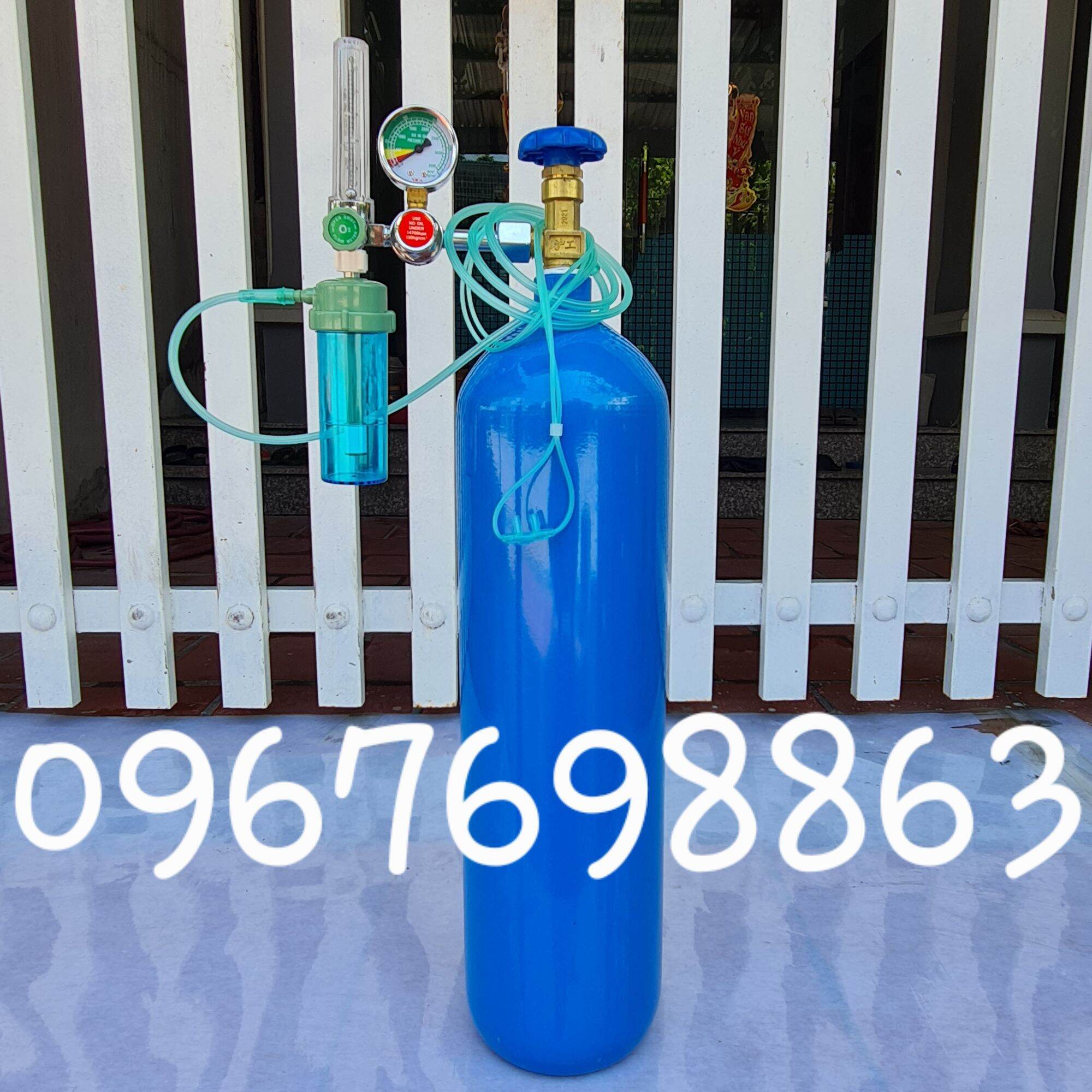 Full Bộ Bình Oxy Y Tế 9L