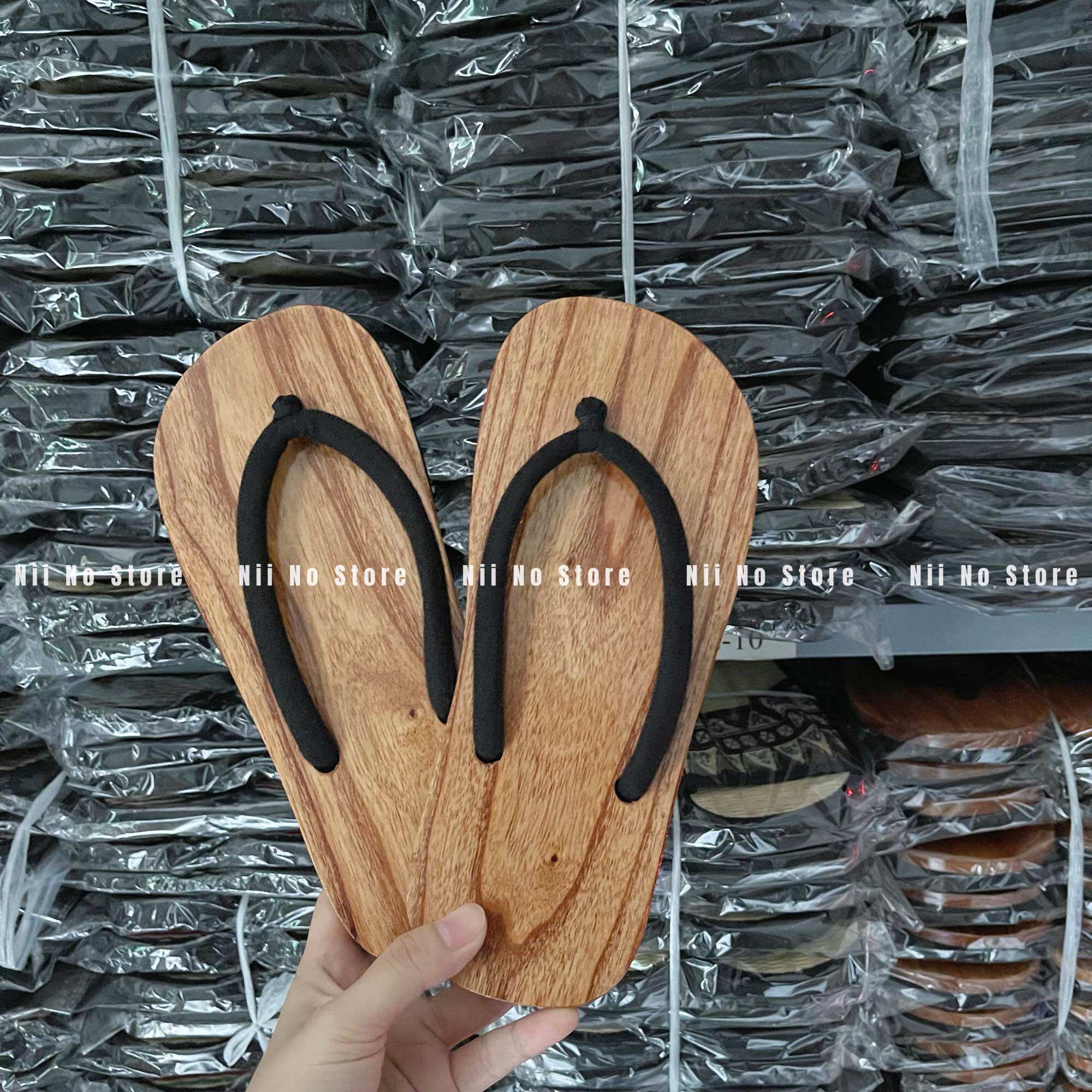 Wooden Clogs, Wooden Sandals with Clip-On Straps, Lightweight Soles, Women's Flip-Flops