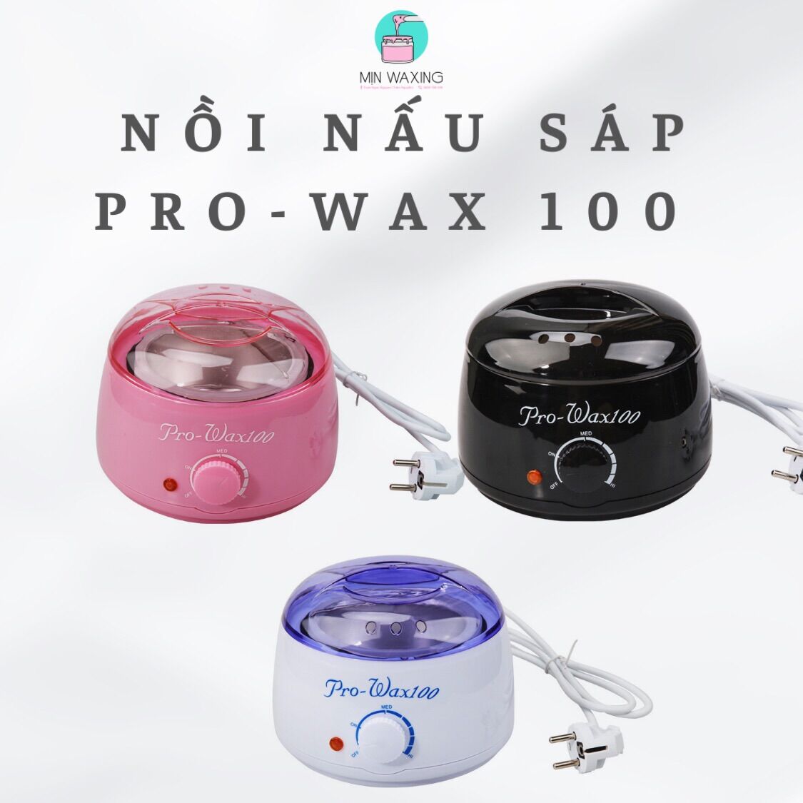 Nồi nấu sáp wax lông pro-wax 100 chuyên dụng cho spa