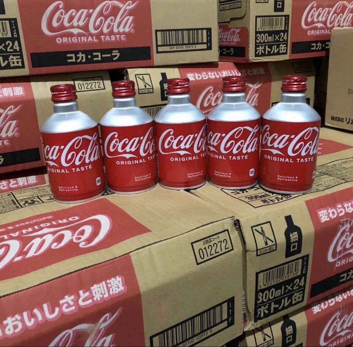 Coca cola chai nhôm nắp vặn ⚡ LOẠI ĐẶC BIỆT ⚡ Nước Coca chai nhôm mini kiểu nắp vặn 300ml Nhập khẩu Nhật Bản siêu ngon