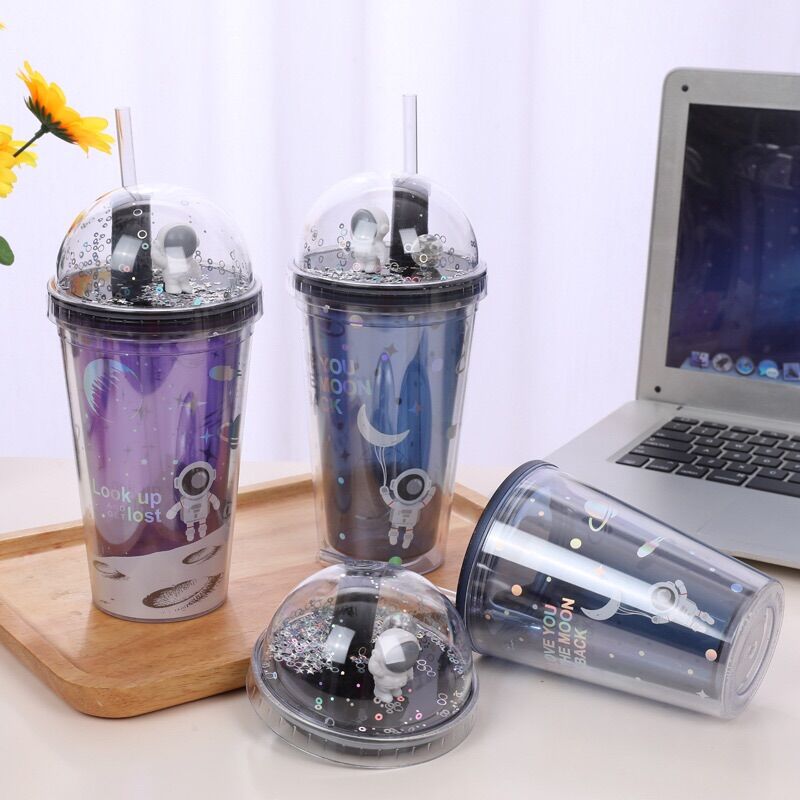 [HCM](ORDER 20-25 NGÀY) Ly nước giữ nhiệt phi hành gia 500ml