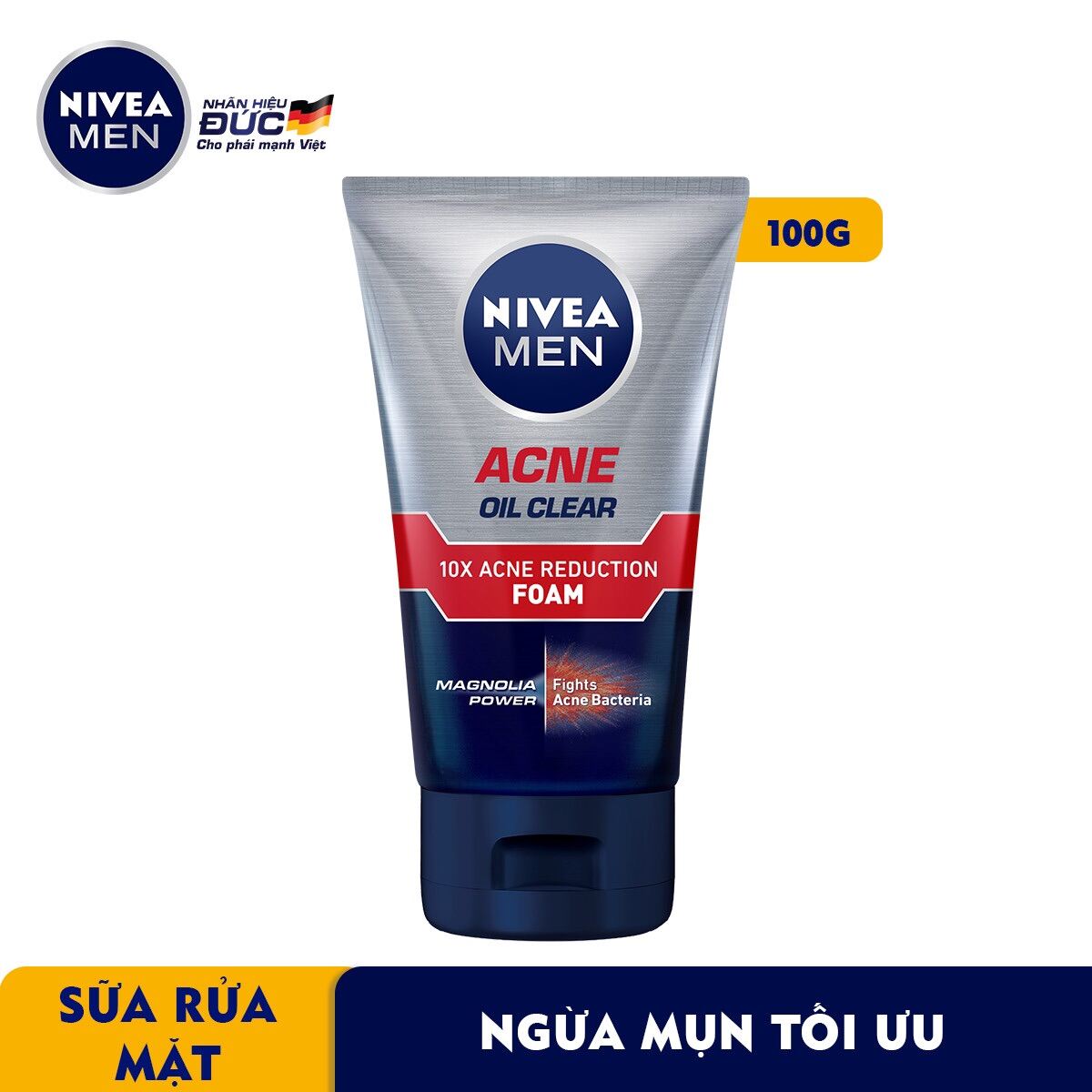 Sữa rửa mặt Nivea sạch bã nhờn 100g giá rẻ
