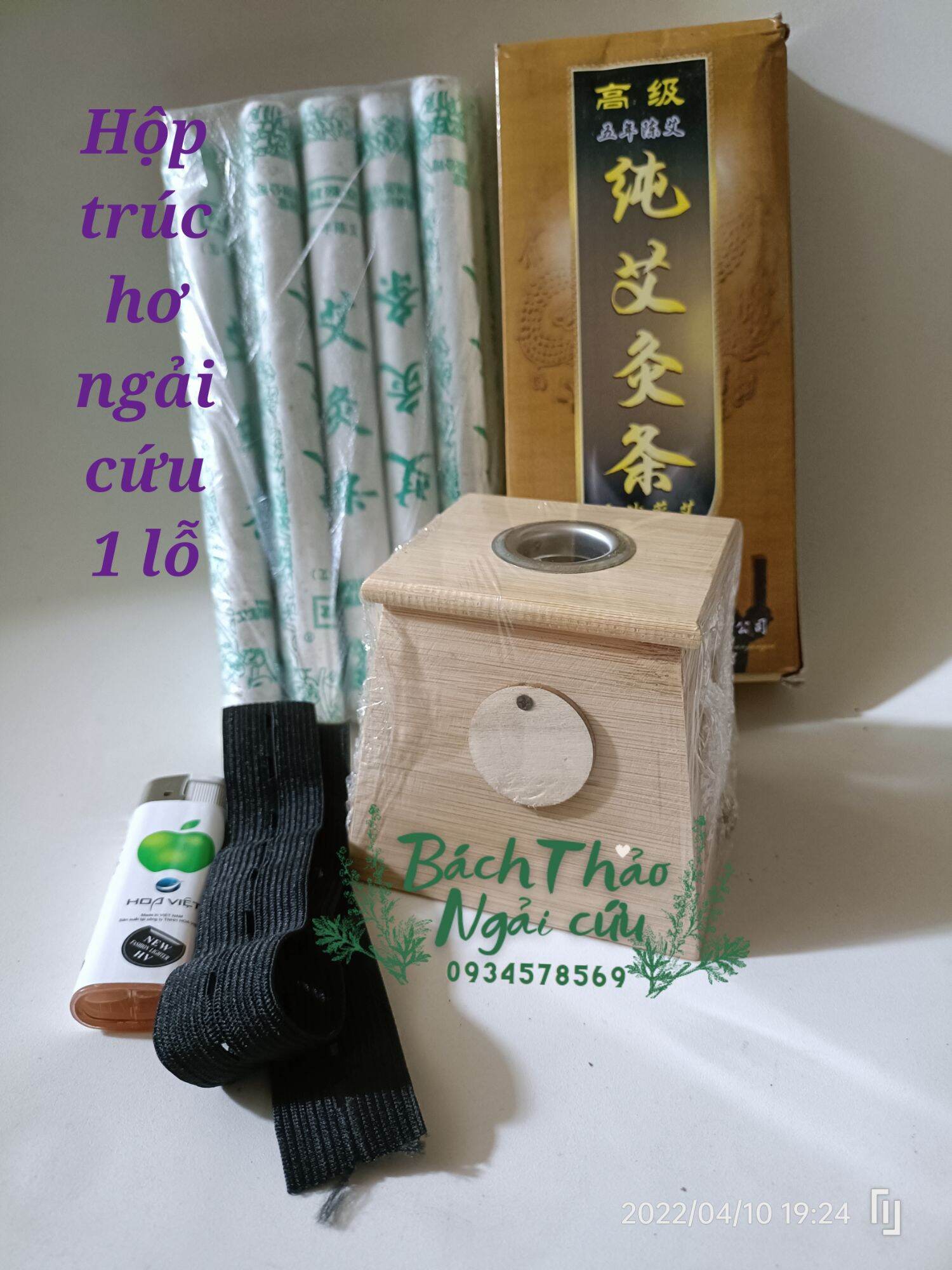 Hộp trúc cứu ngải.Hộp ngải cứu trúc cao cấp 1 lỗ
 Dùng hơ điếu ngải cứu, nhang ngải.