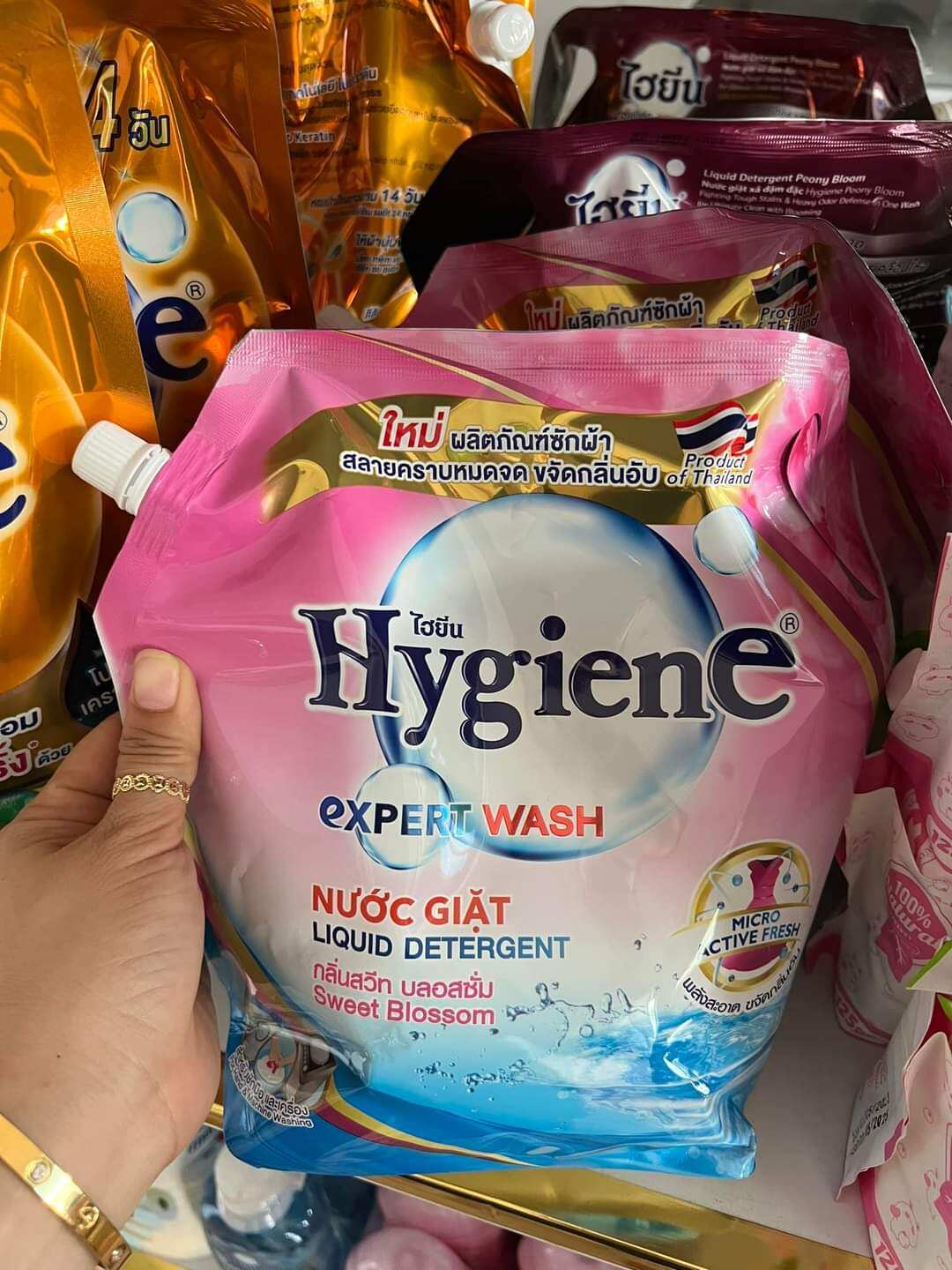 Nước giặt đậm đặc Hygiene Thái Lan túi 1800ml