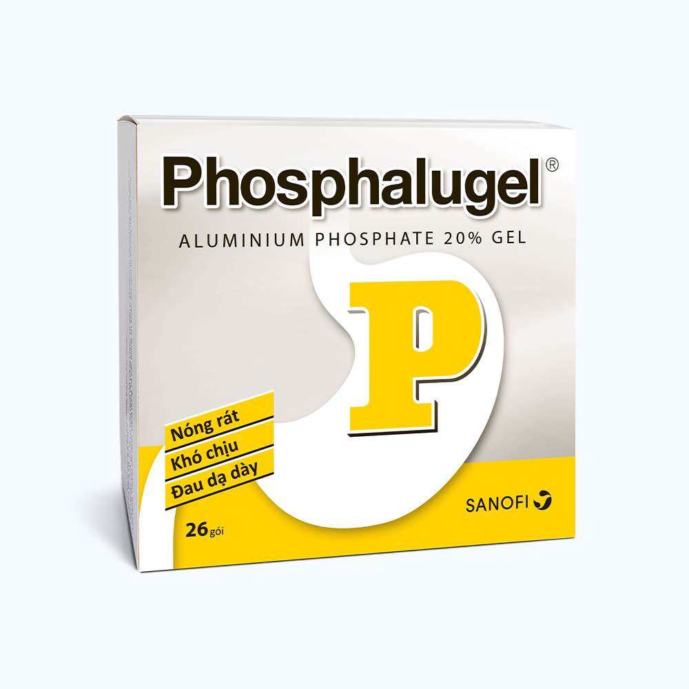 Phosphalugel gói dạ dày chữ P  hộp 26 gói