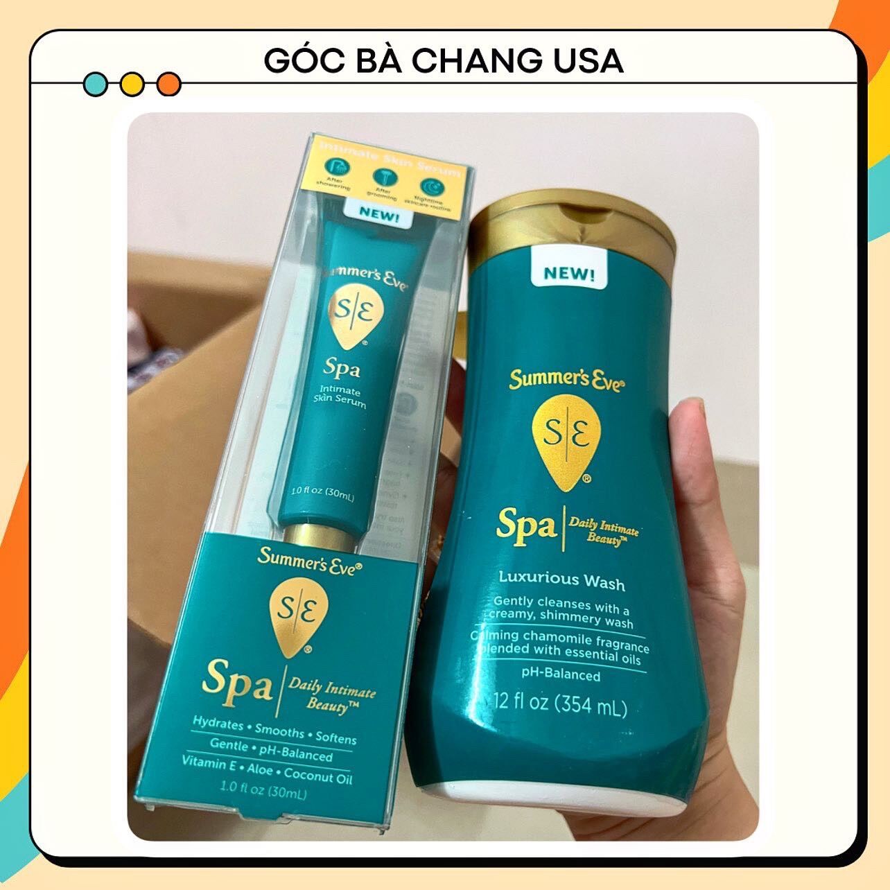 [AUTH BILL MỸ] Serum dưỡng mềm Cô bé 🦋 Summer’s Eve