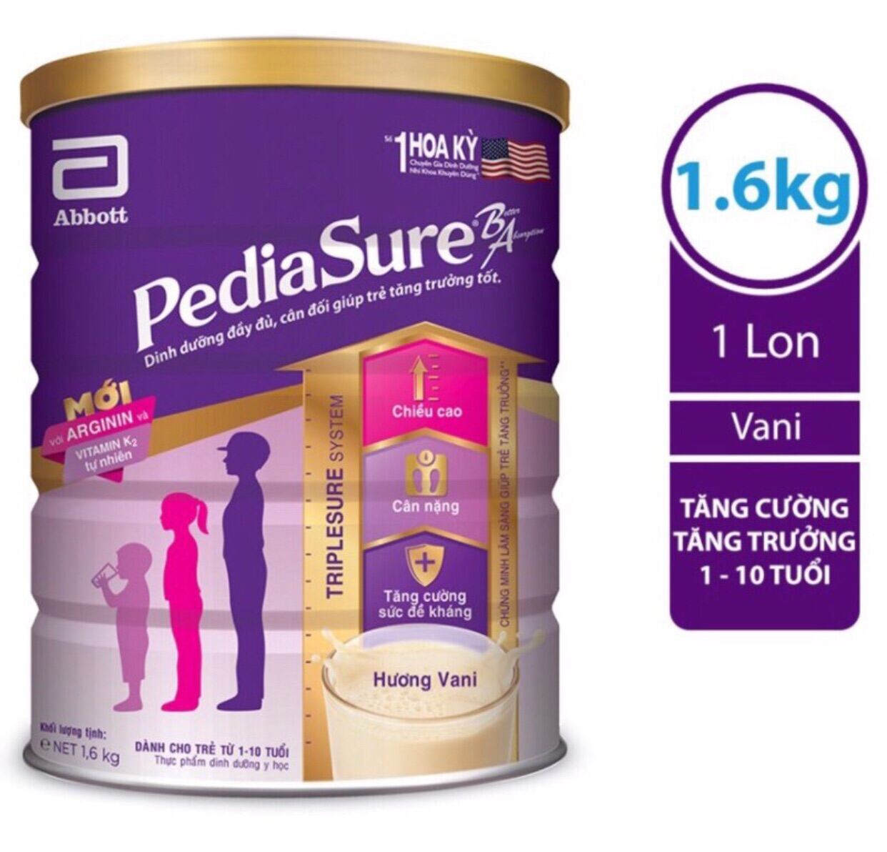 Sữa Pediasure 1,6kg