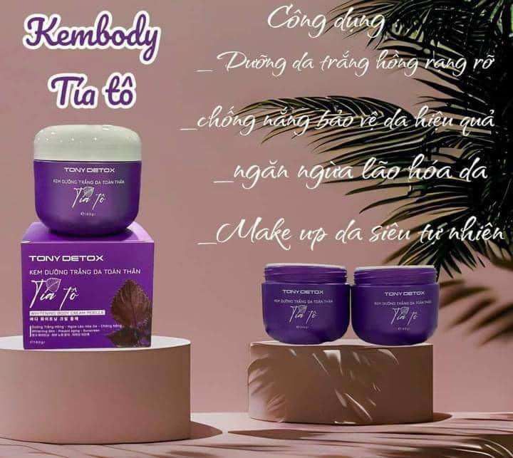Kem body tía tô