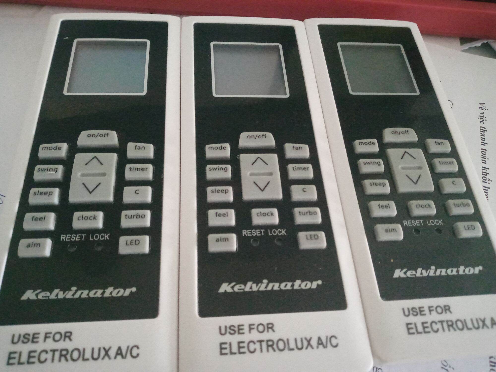 Remote khiển máy lạnh Electrolux. Bảo hành 12 tháng