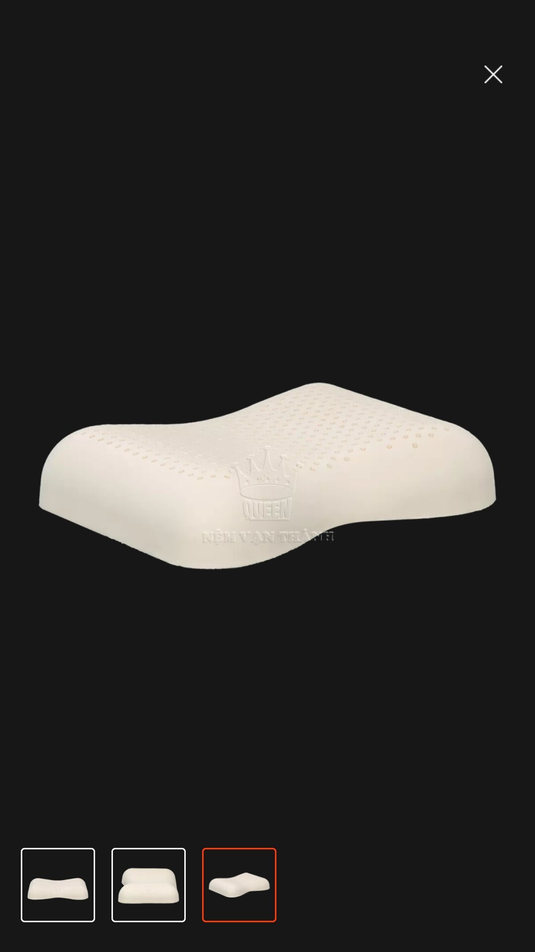 Gối Cao su thiên nhiên Vạn Thành size 38x53x10cm