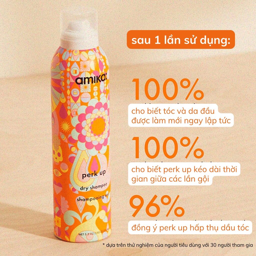 Dầu gội khô AMIKA Perk Up Dry Shampoo 44ml