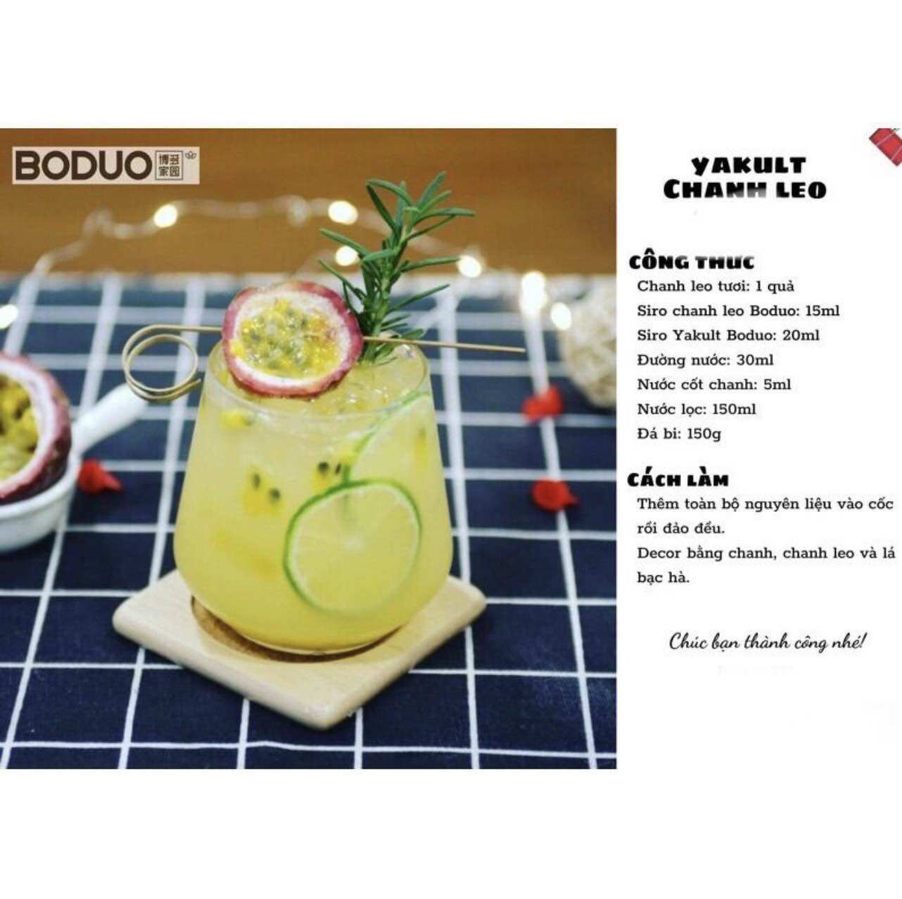 Mứt chanh leo Boduo hộp 1kg