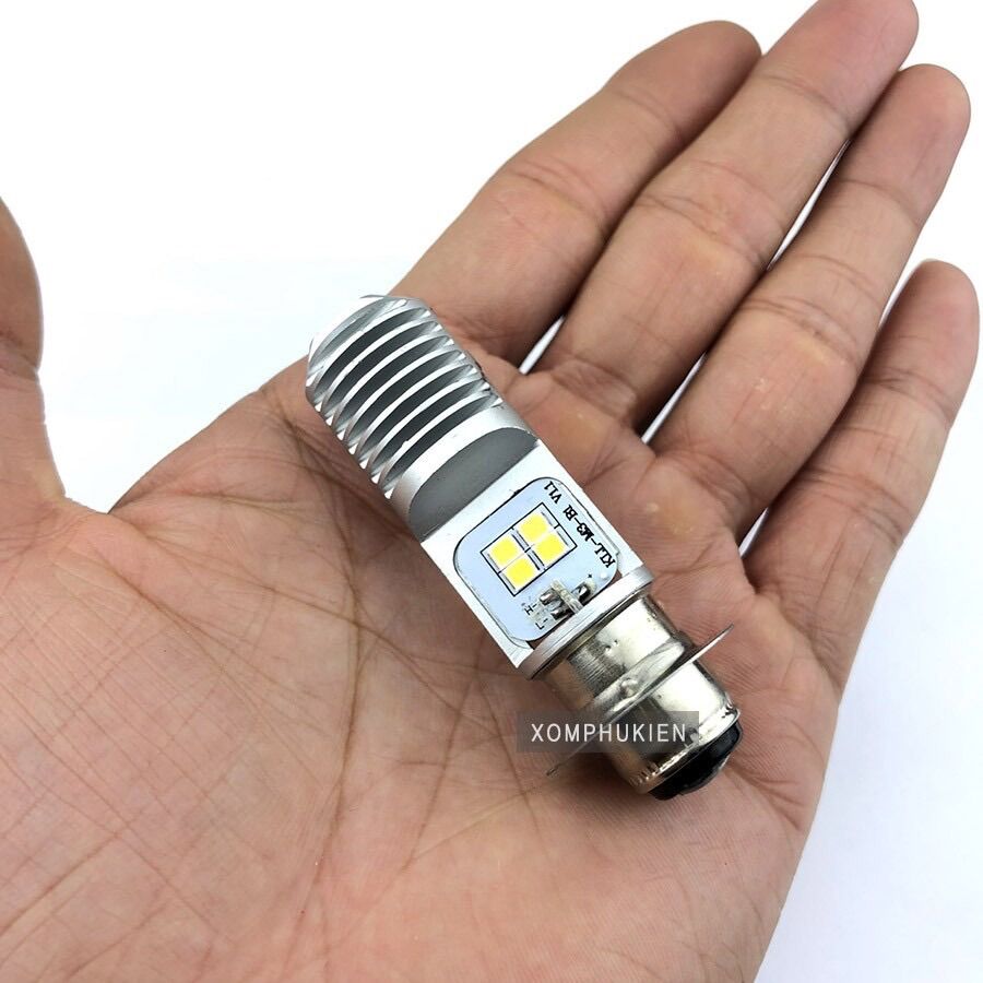 [HCM]Đèn Pha Cob M5 12 Tim Gắn Xe Máy [ Sáng Trắng ]