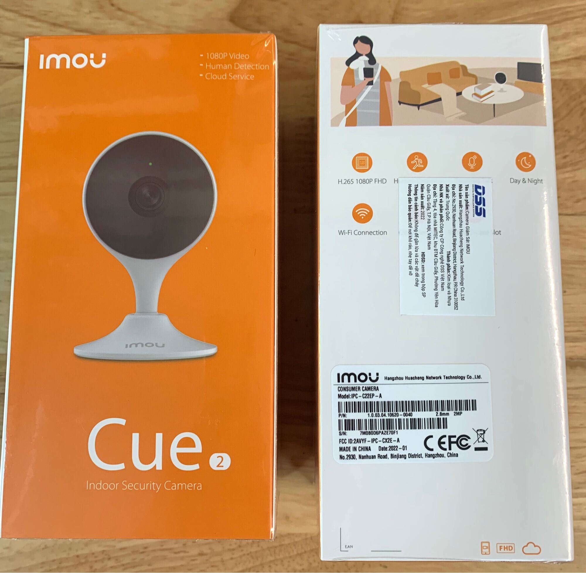 Camera Imou C22EP 2MP DSS góc rộng h265 đàm thoại 2 chiều Hàng chính hãng