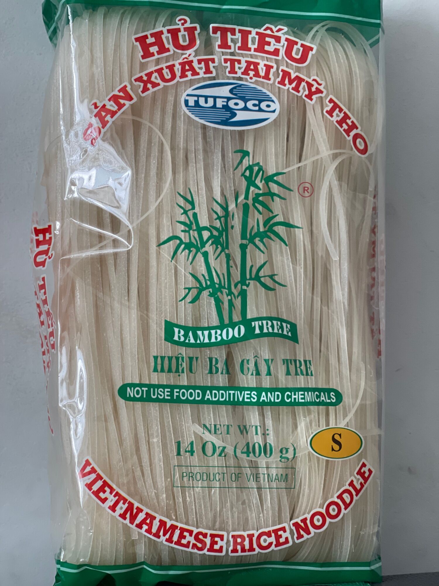 Hủ tiếu ba cây tre xuất khẩu 400gr