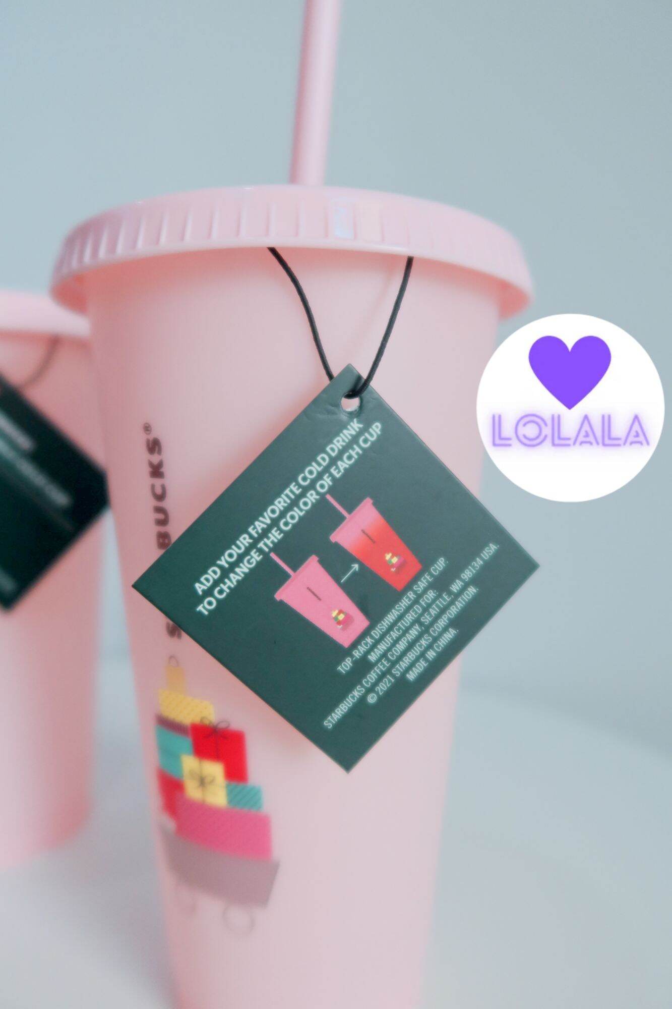 Ly Starbucks Colour Changing Reusable Cold Cup 710ml