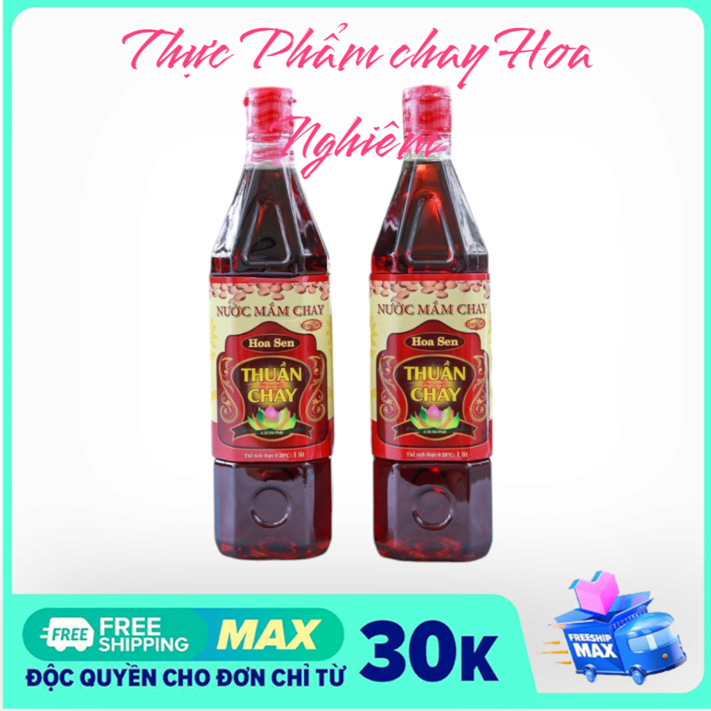 Nước Mắm Thuần Chay Hoa sen
