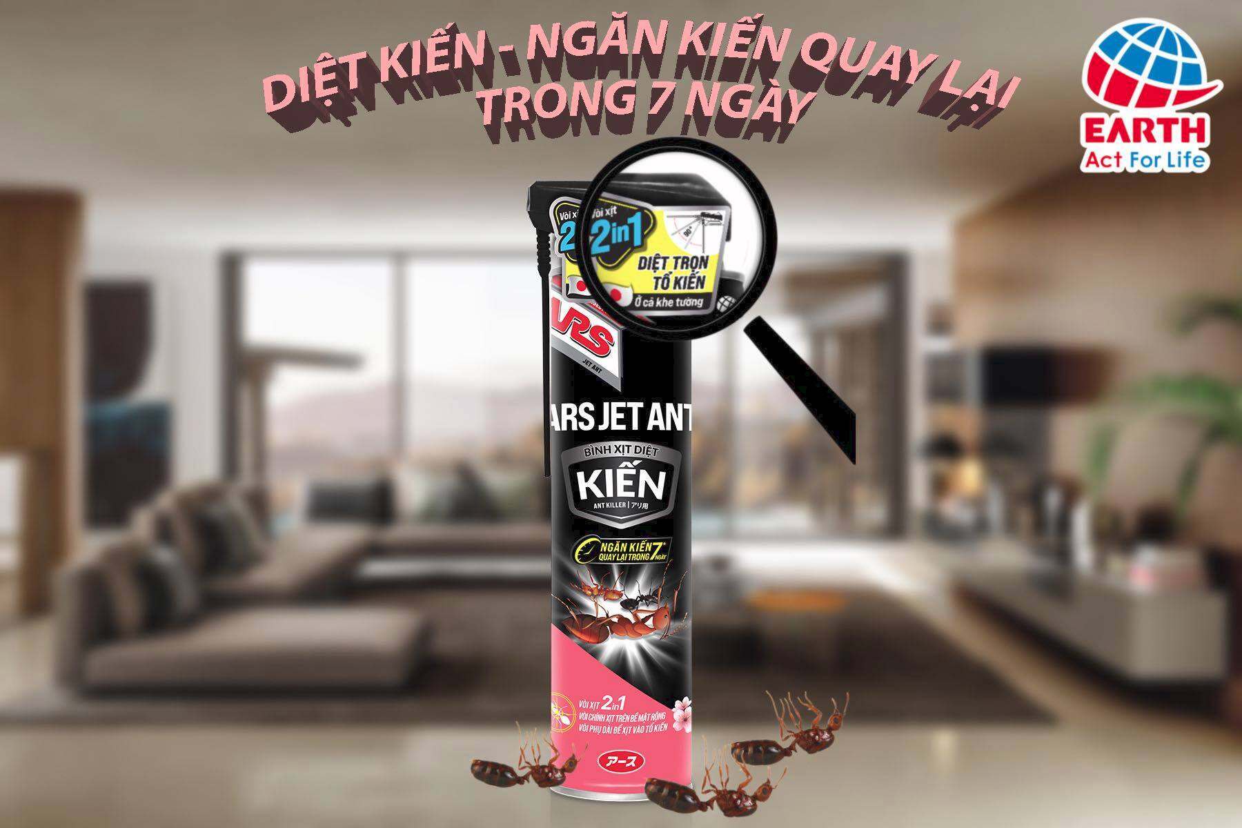 Xịt kiến ARS Jet Ant 500ml
