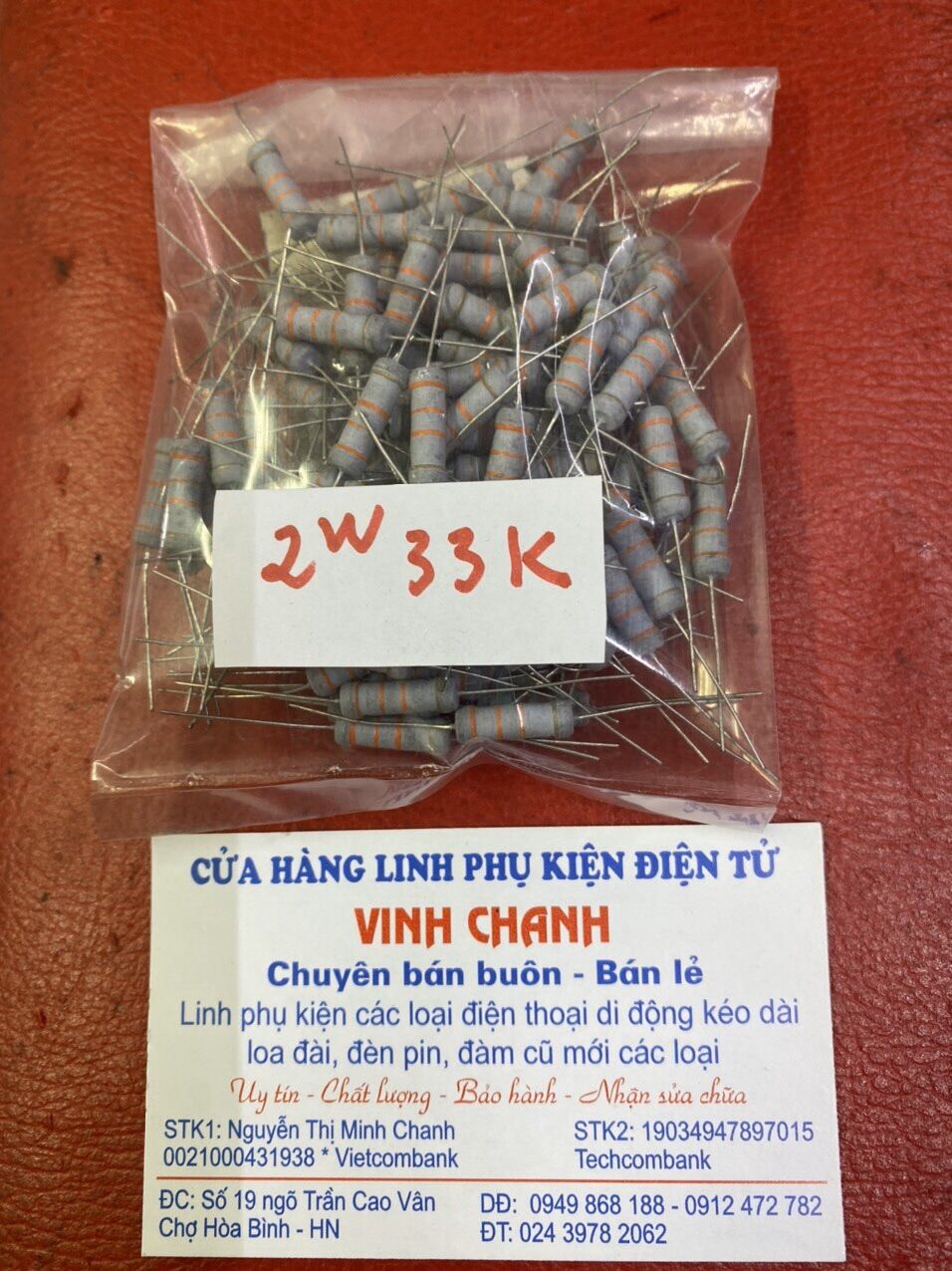 100 con trở 2w 33k
