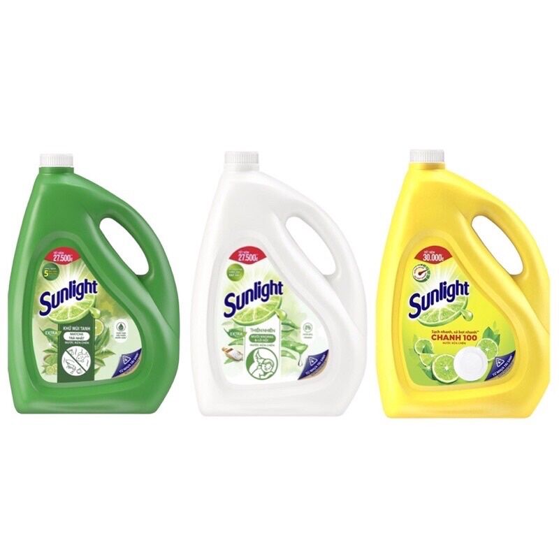 Nước rửa chén sunlight trắng 3.6kg. 