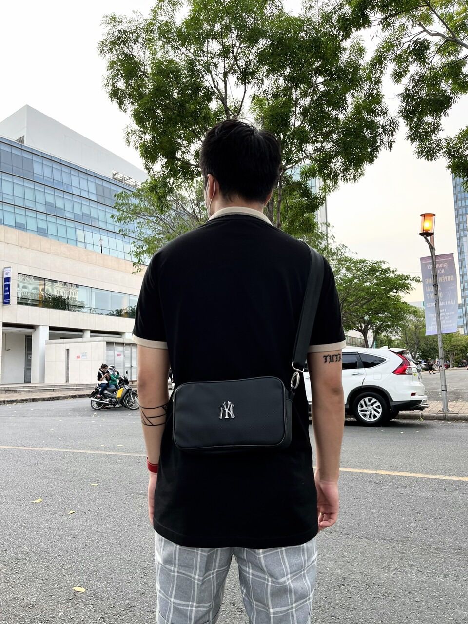 [3-5/8 Hoàn Tiền 25%]Túi đeo chéo M/L/B NY MEN mới onweb Unisex