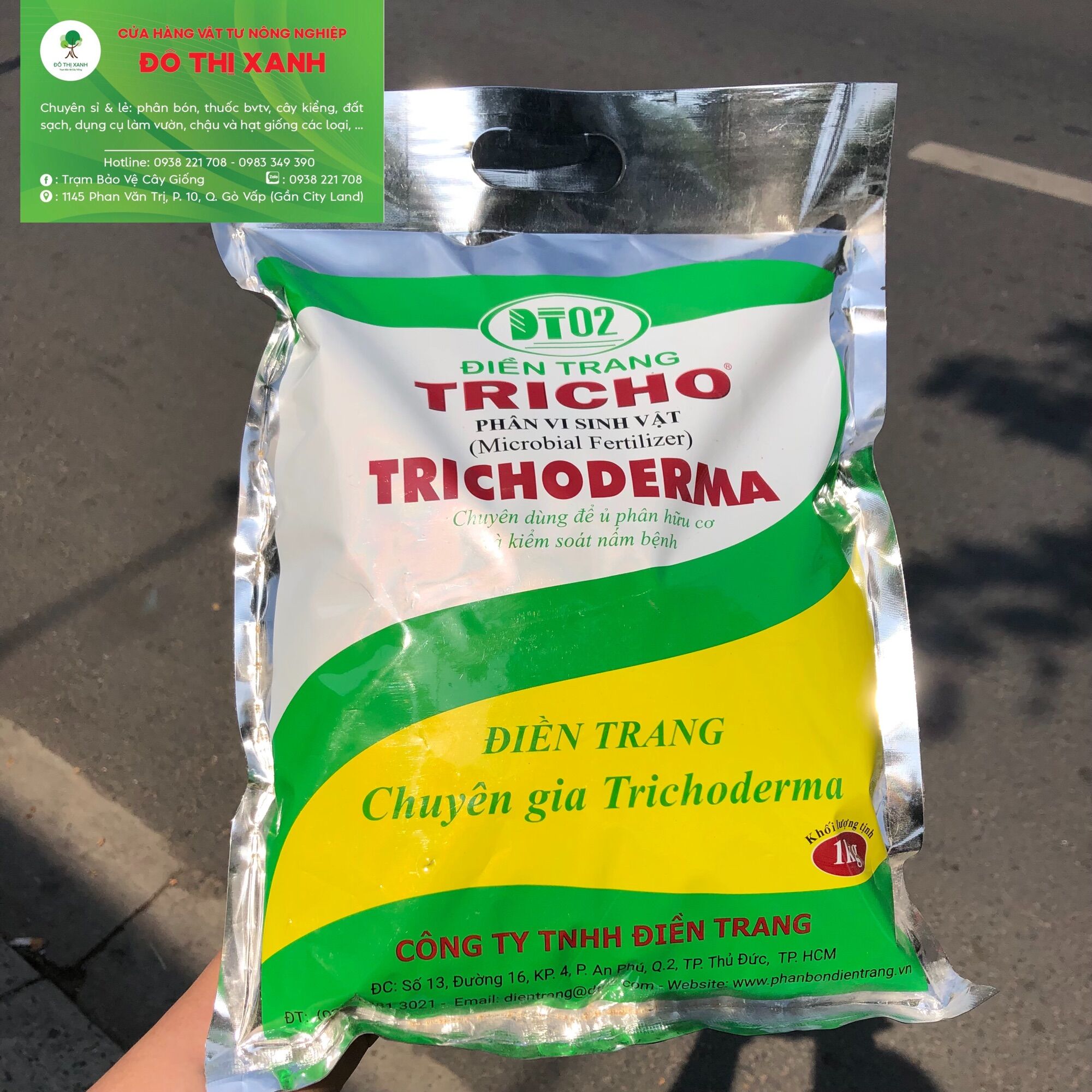 Phân Vi Sinh- Nấm Trichoderma ủ rác hữu cơ 1kg