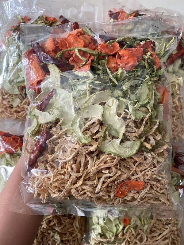 Dưa món ăn Tết - 5 loại củ quả sấy khô làm dưa món gói 100g/ 200g/ 300g