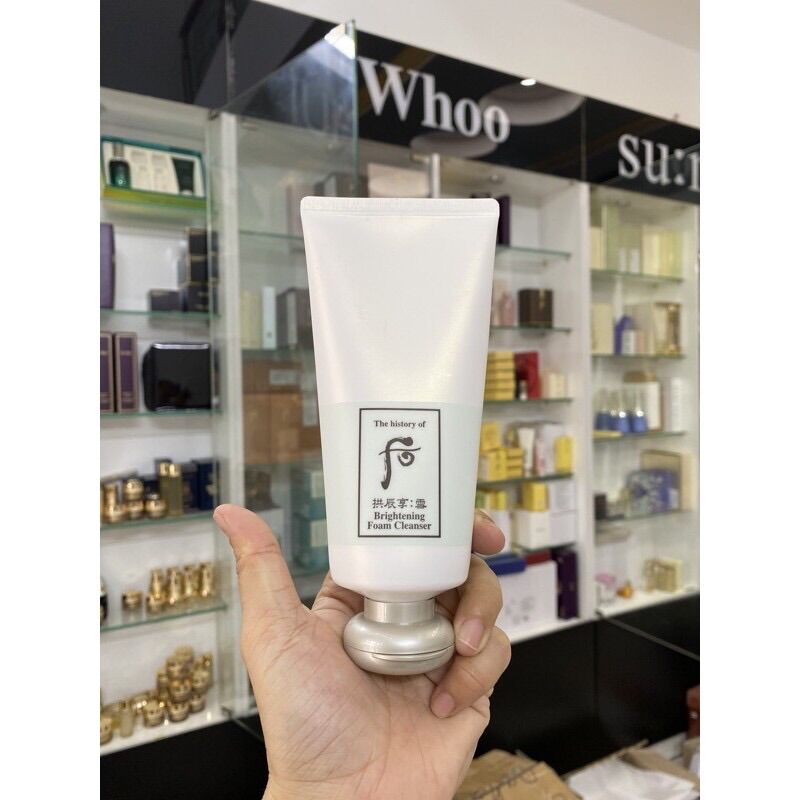 Set sữa rửa mặt Whoo trắng da 2024