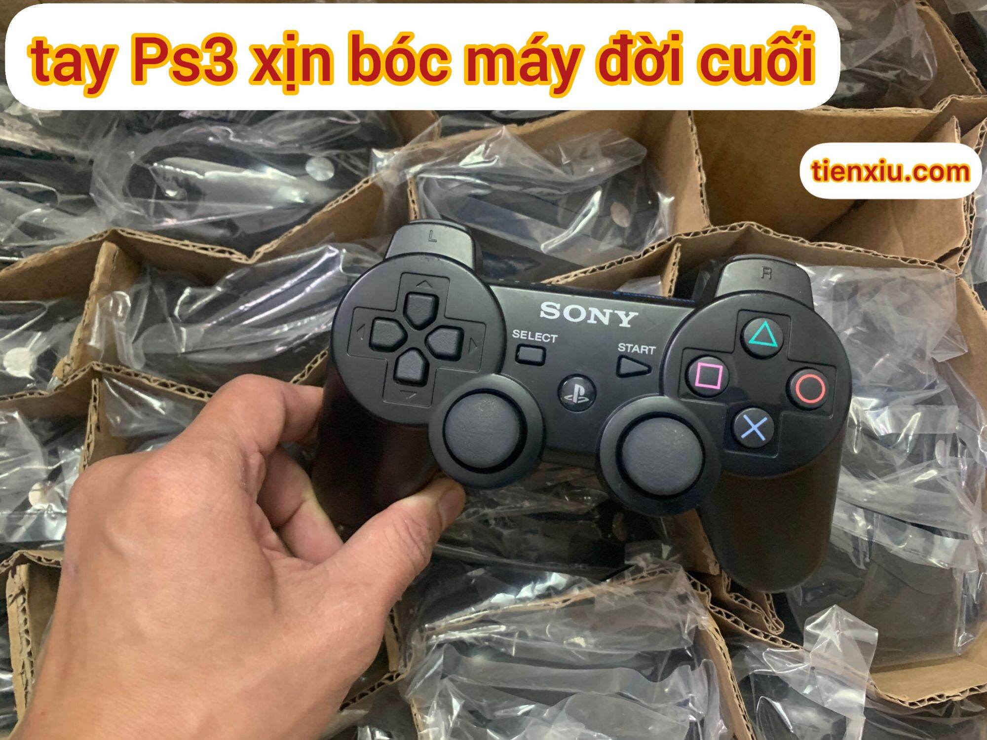 Tay cầm Ps3 cũ xịn chính hãng bóc máy ps3 đời cuối đã qua sử dụng hình thức 90% tay ps3 cũ chính hãng original second hand bảo hành 1 tuần 7 ngày