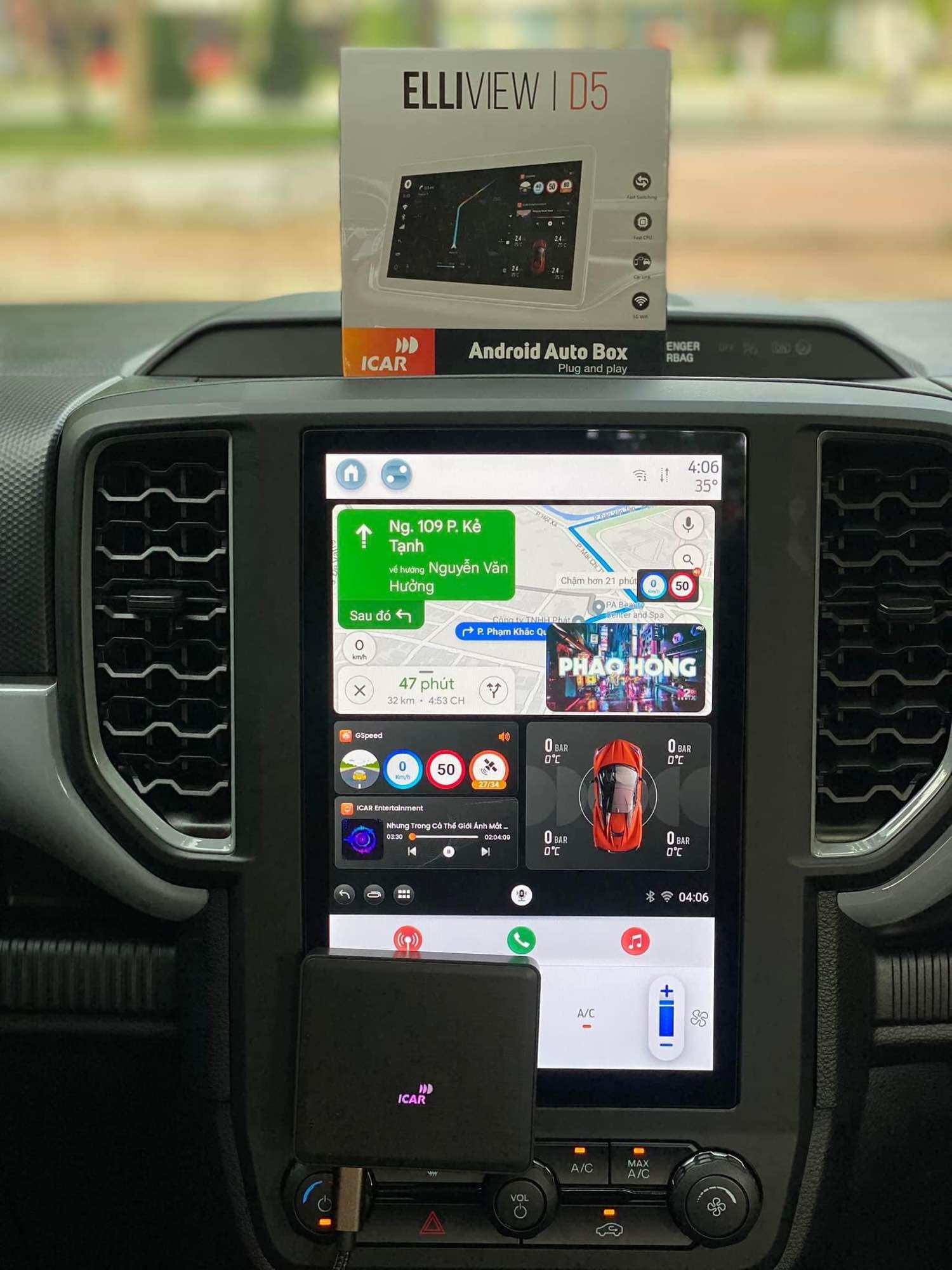 Bộ Android Box Elliview D5, D5 Premium, DE - Android Auto Box ICAR thế hệ mới 2023