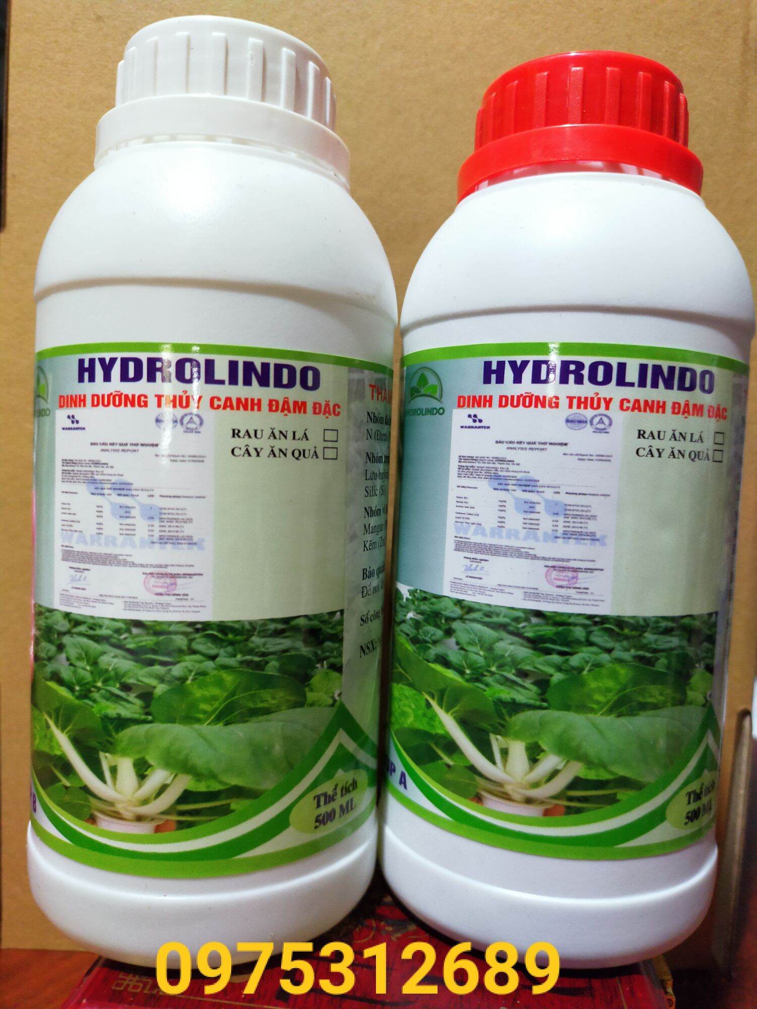 Dung dịch thủy canh Hydrolindo cặp 1 lít