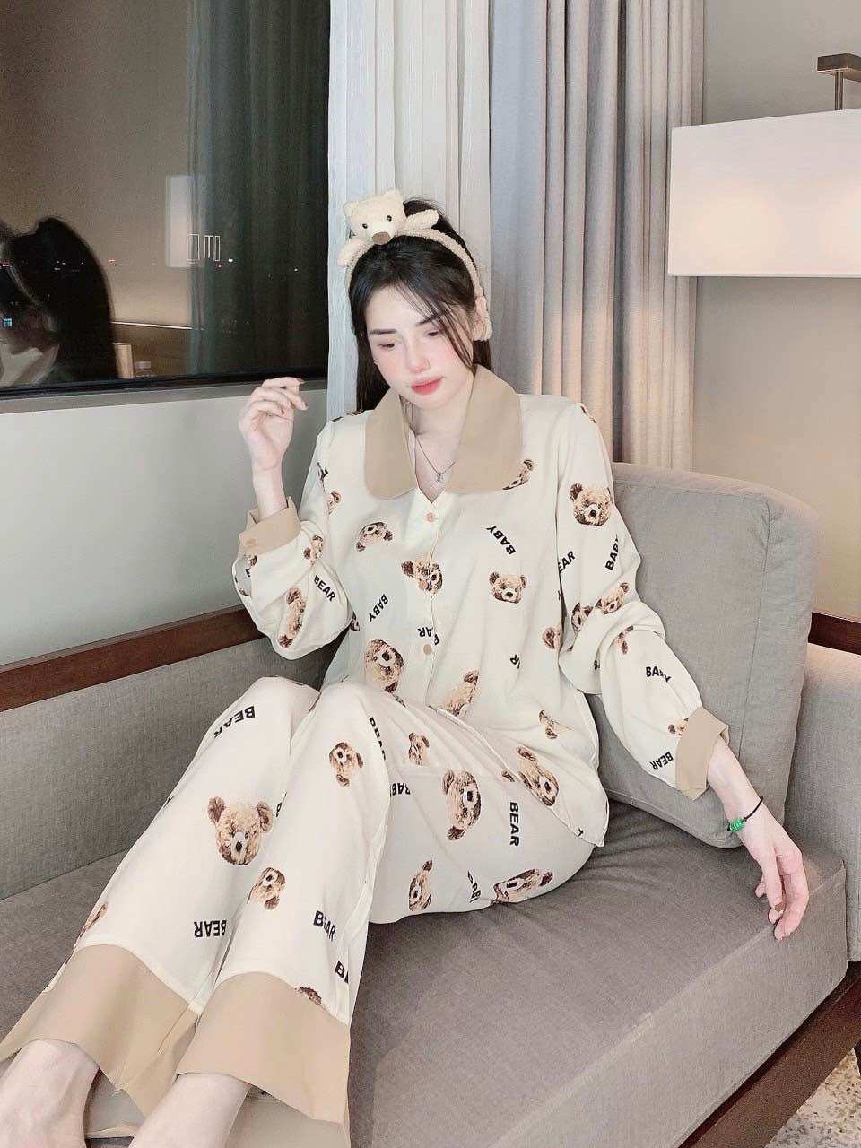 Đồ Bộ Bigsize 55-75kg Lụa Mango - Mẫu Phối Đơn Giản, Dễ Thương, Chất Mát