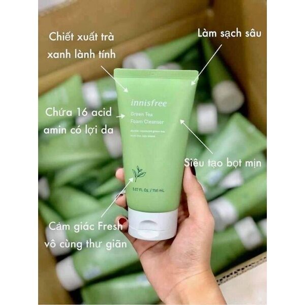 Sữa mặt trà xanh innisfree