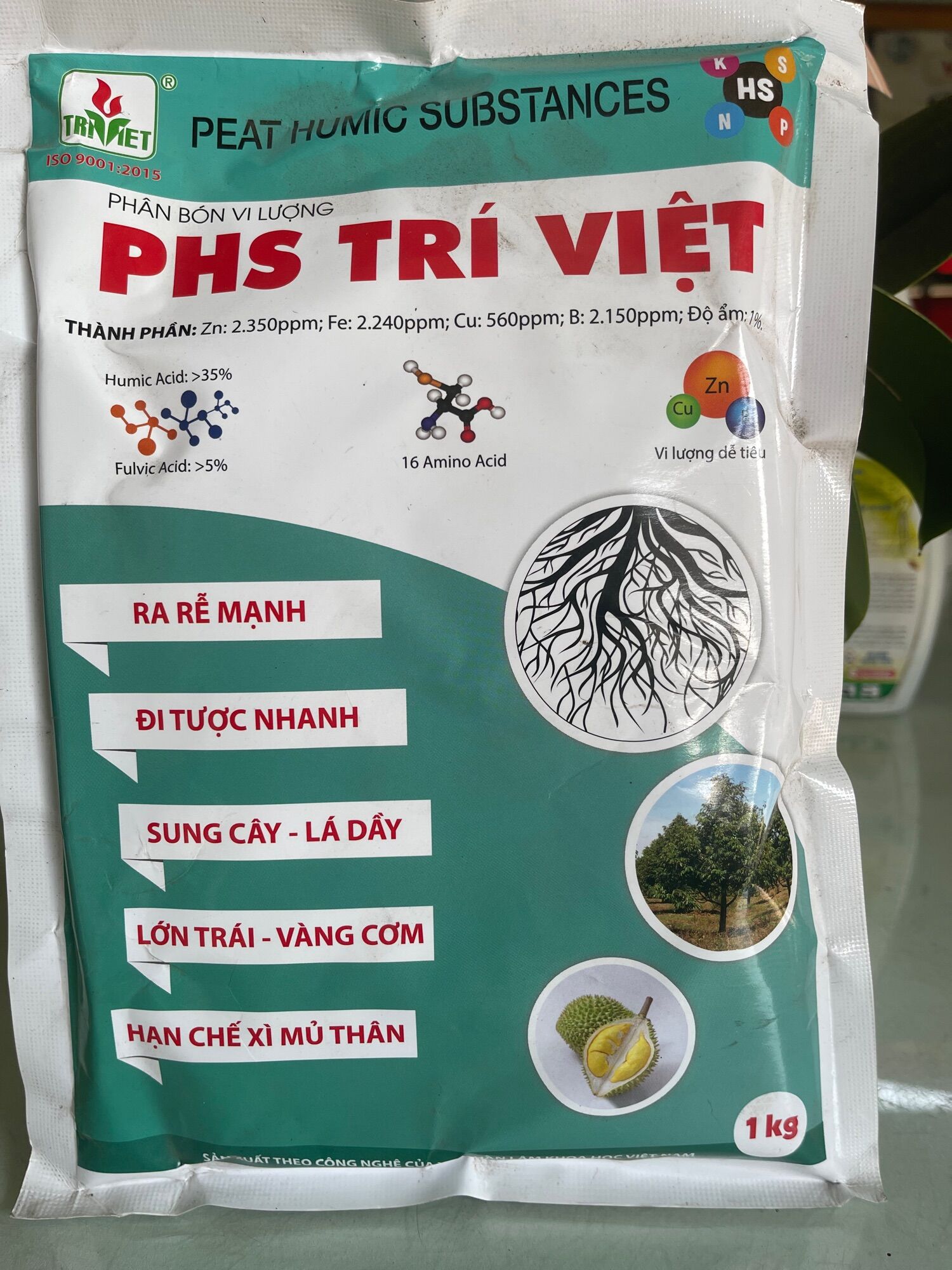 Phs trí việt dùng cho sầu riêng