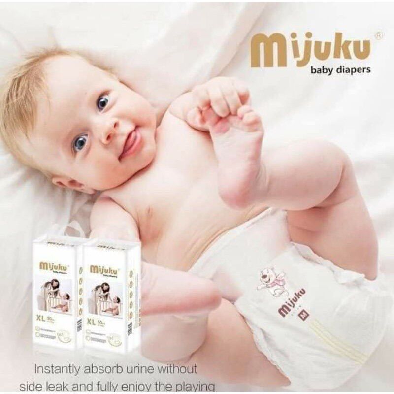 Tã Quần Cao Cấp Mijuku size L 100 miếng 8- 11kg