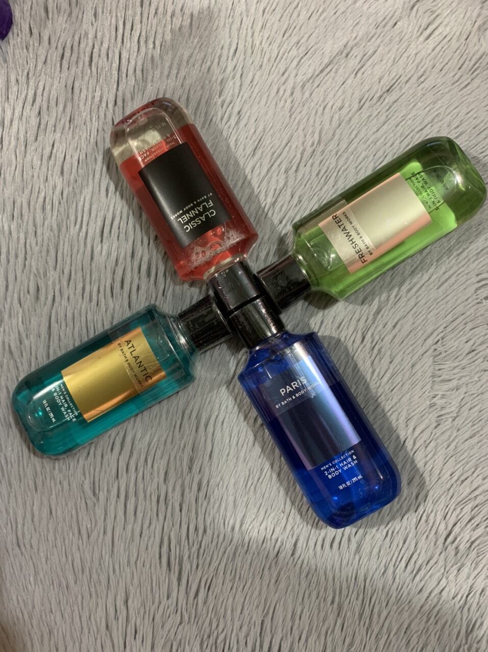 Gel Tắm Gội Cho Nam Bath Body Works 295ml Paris,Atlantic