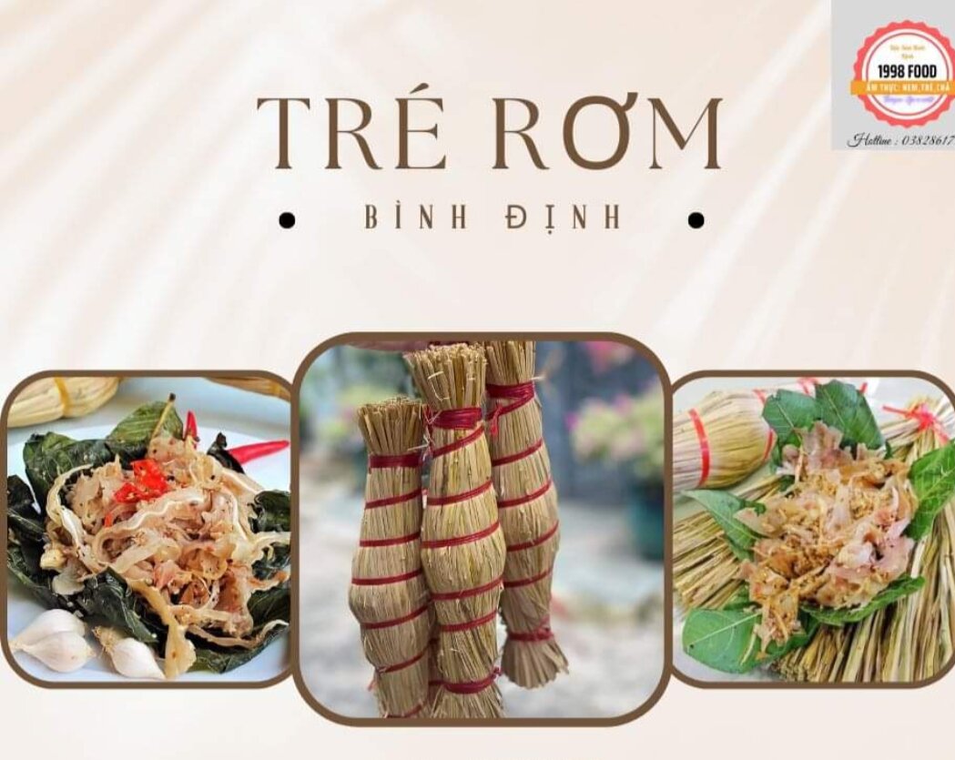 6 cây tré rơm bình định(1 cay 200gram luon rom)