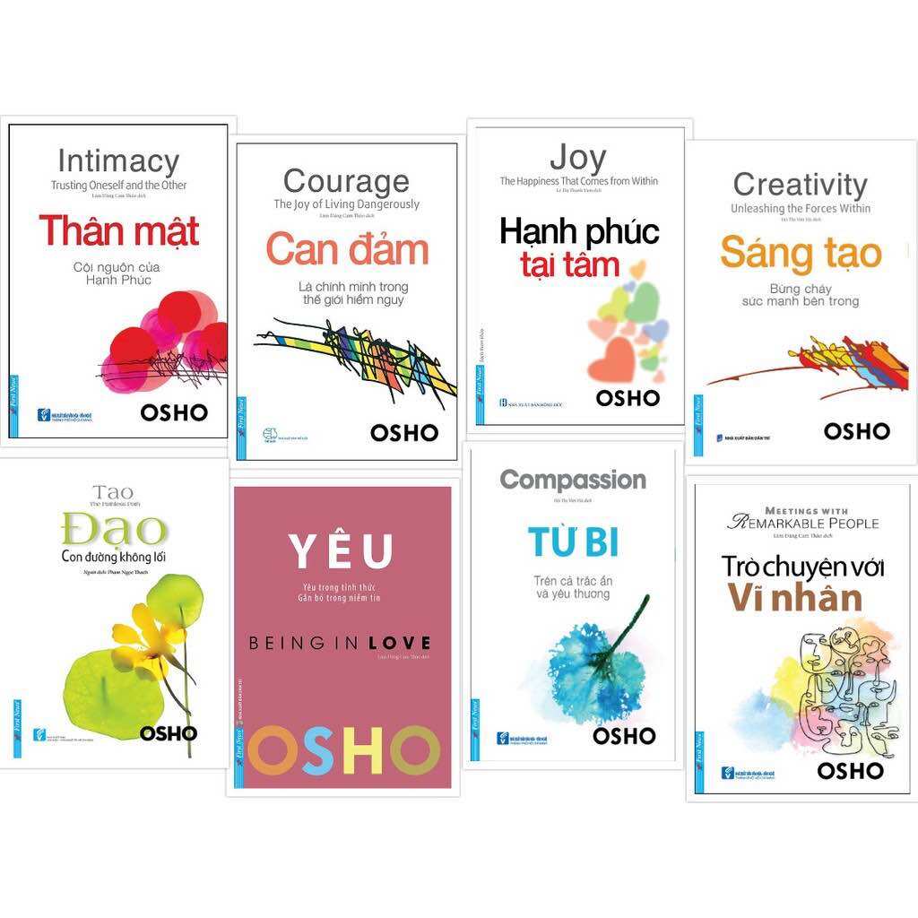 Trọn bộ sách 8 cuốn hay nhất osho