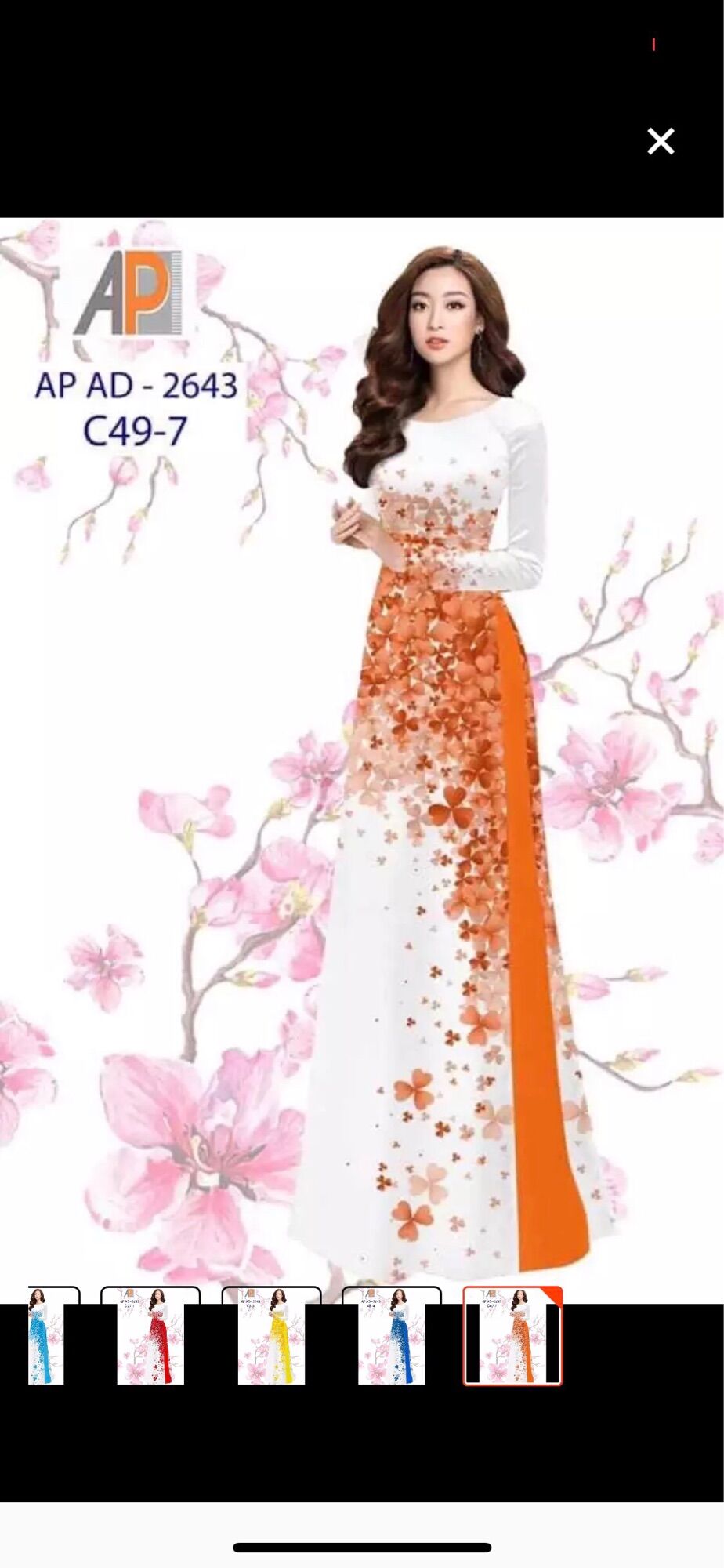 Vải áo dài cỏ ba lá