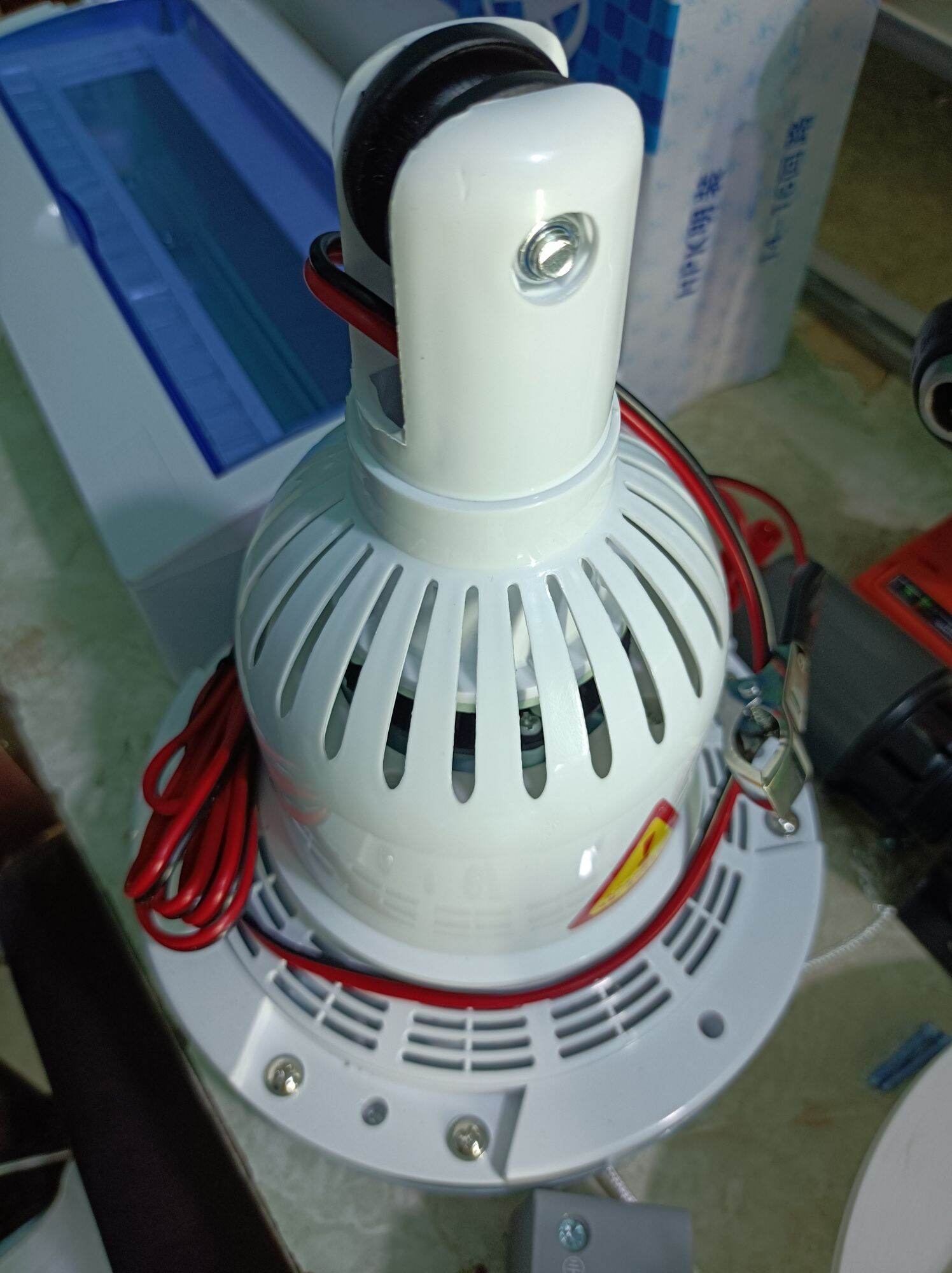 Quạt màn, quạt trần mini 12v 1200mm 30w