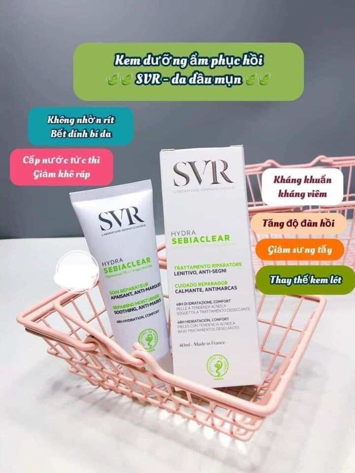 Kem dưỡng ẩm SVR Hydra Sebiaclear