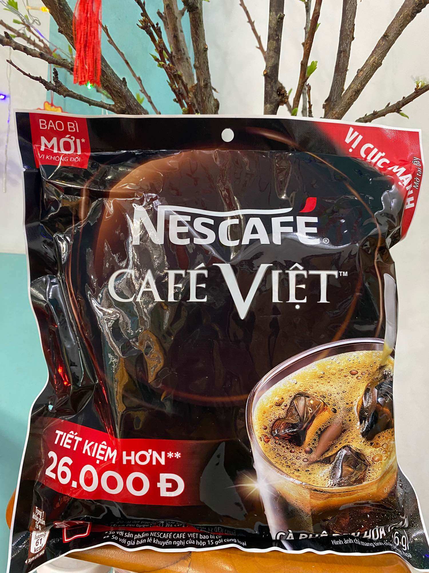 Nescafe Cà phê Việt-Combo 4 bịch Cafe Việt*35 gói*16g