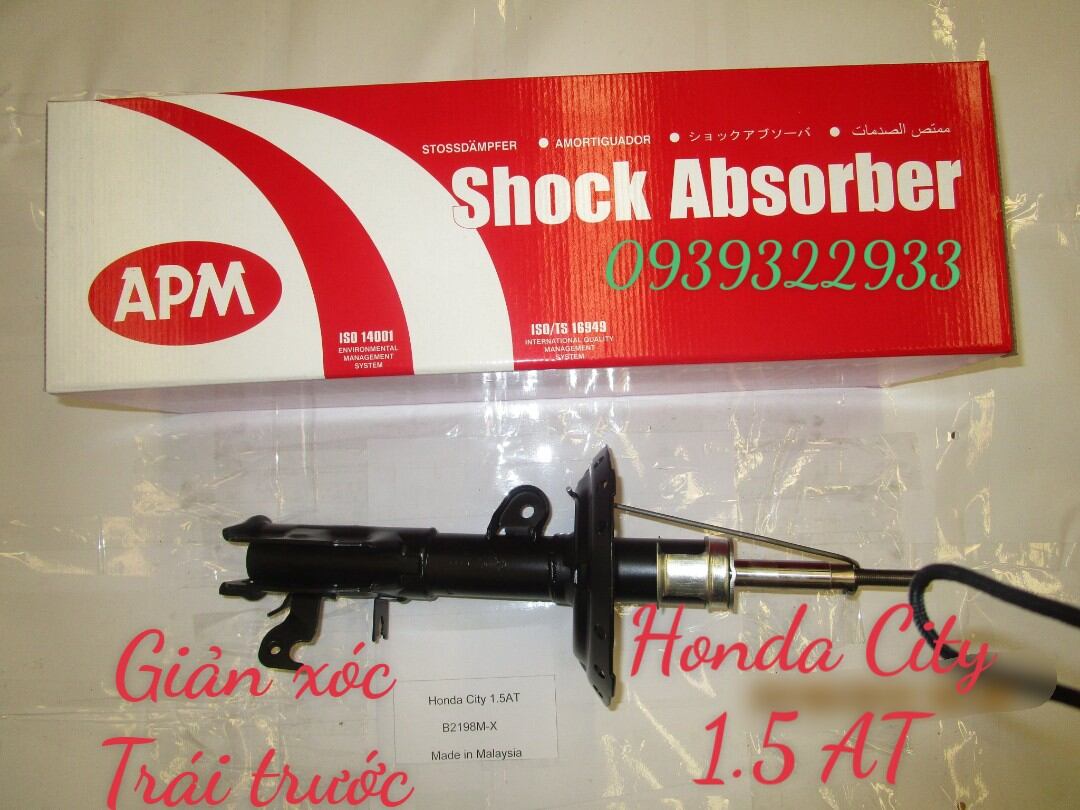 Giảm xóc trước phải honda city 1.5 at 2013 - 2019.apm - malaysia.b2197m-x